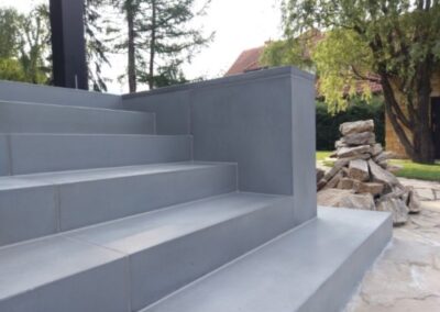 taras z betonu architektonicznego
