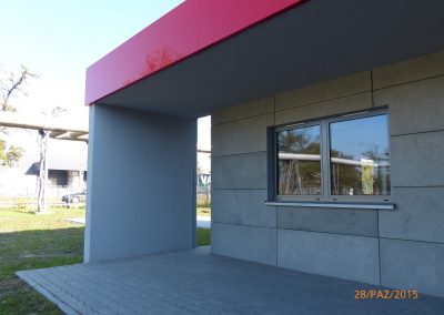 Efekt betonu na elewacji