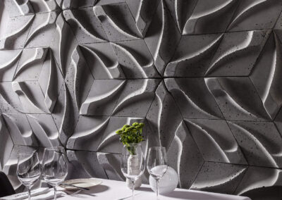 Płytka 3d z betonu architektonicznego